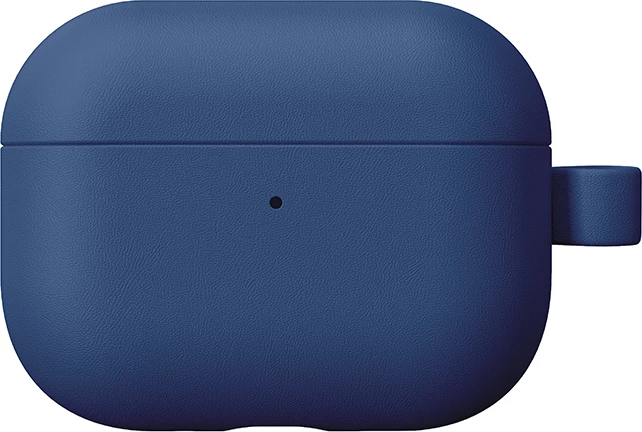 Mbështjellës, AmazingThing, Glamour, për AirPods Pro 3, lëkurë poliester, karabinë, ngarkim wireless, blu