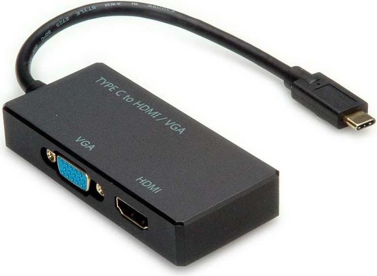 Adapter display VALUE USB-C - VGA/HDMI, 4K, i zi