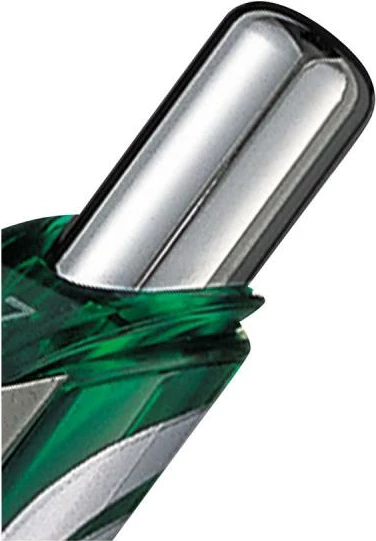 stilolaps me xhel, Pentel EnerGel BL77-DO BL77DO, shkrim i butë, tharje e shpejtë, mekanizëm me shtypje, kapëse metalike, dorezë gome, jeshile