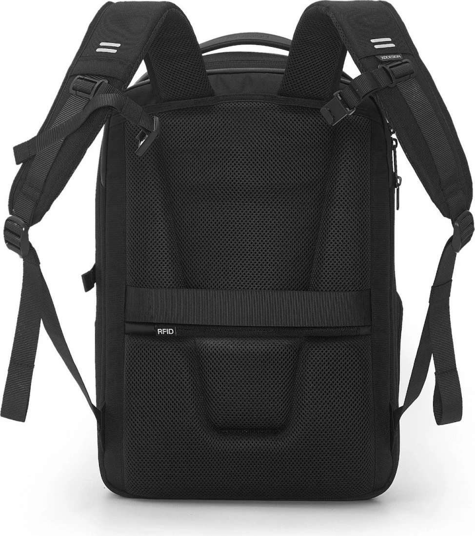 Çantë shpine XD DESIGN Bizz Backpack P705.931, 18-25L, për laptop 16", e zezë