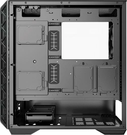 Kasë Montech AIR 903 Base Midi Tower ATX/e-ATX, USB Type-C, e zezë