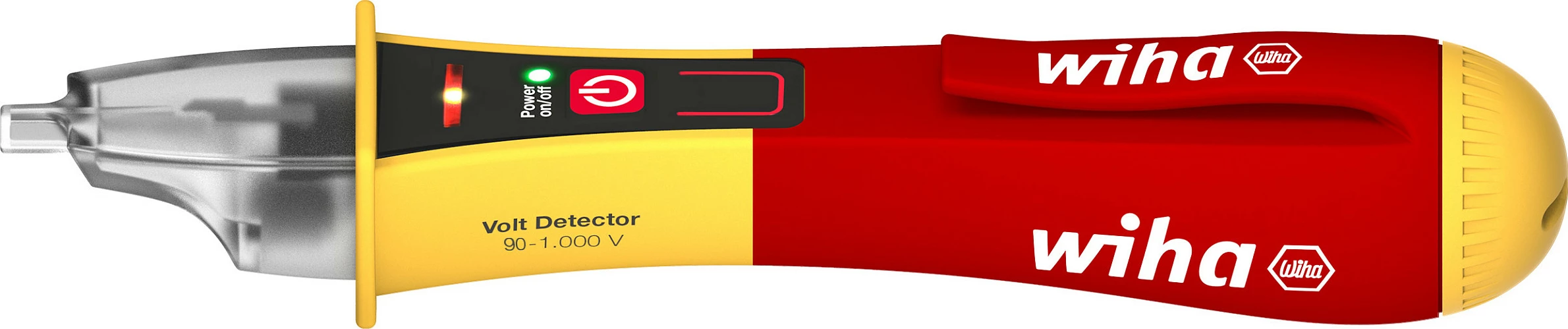 Detektor tensioni Wiha Volt Detector, 90–1000 V, me bateri, kuq/verdhë