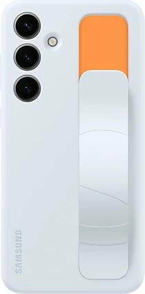 Mbështjellës Samsung Standing Grip Case Galaxy S24+, silikon, light blue