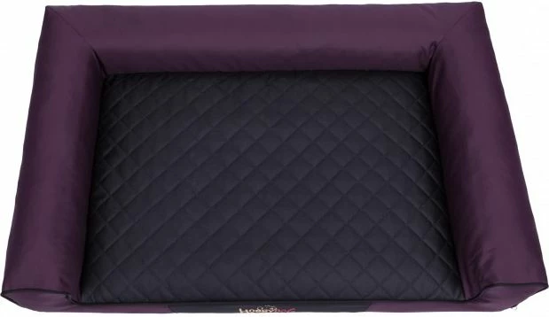 Shtrat për qen Hobbydog Victoria XXL 118x78x20 cm, burgundy/zi