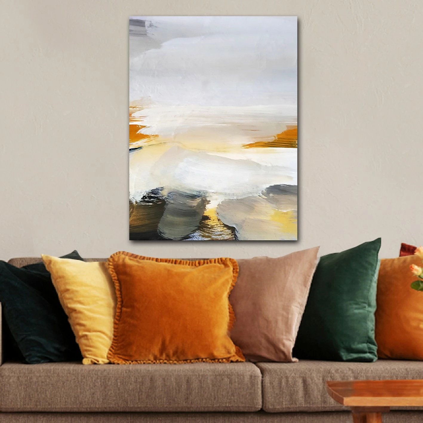 Pikturë dekorative në kanavacë, shumëngjyrëshe, 70x100cm