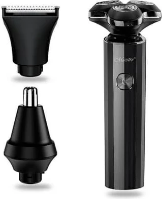 Makinë rroje Maestro MR-676 3-në-1, me trimmer, USB Type-C, e zezë