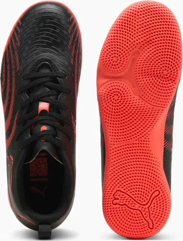 Atlete futbolli për fëmijë Puma FUTURE 9 PLAY Jr IT, të zeza