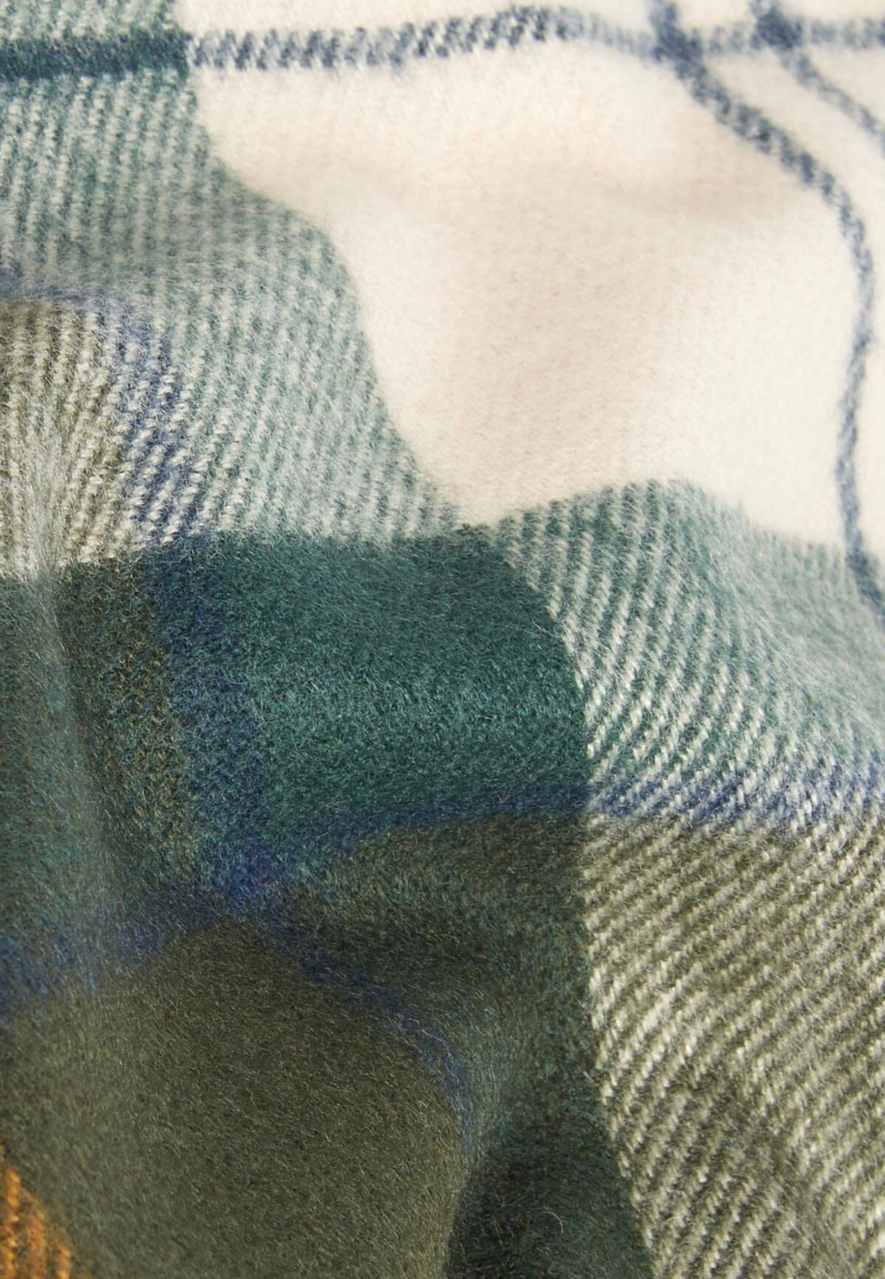 Shall për femra Barbour Stanway Tartan Wrap LSC0426, krem
