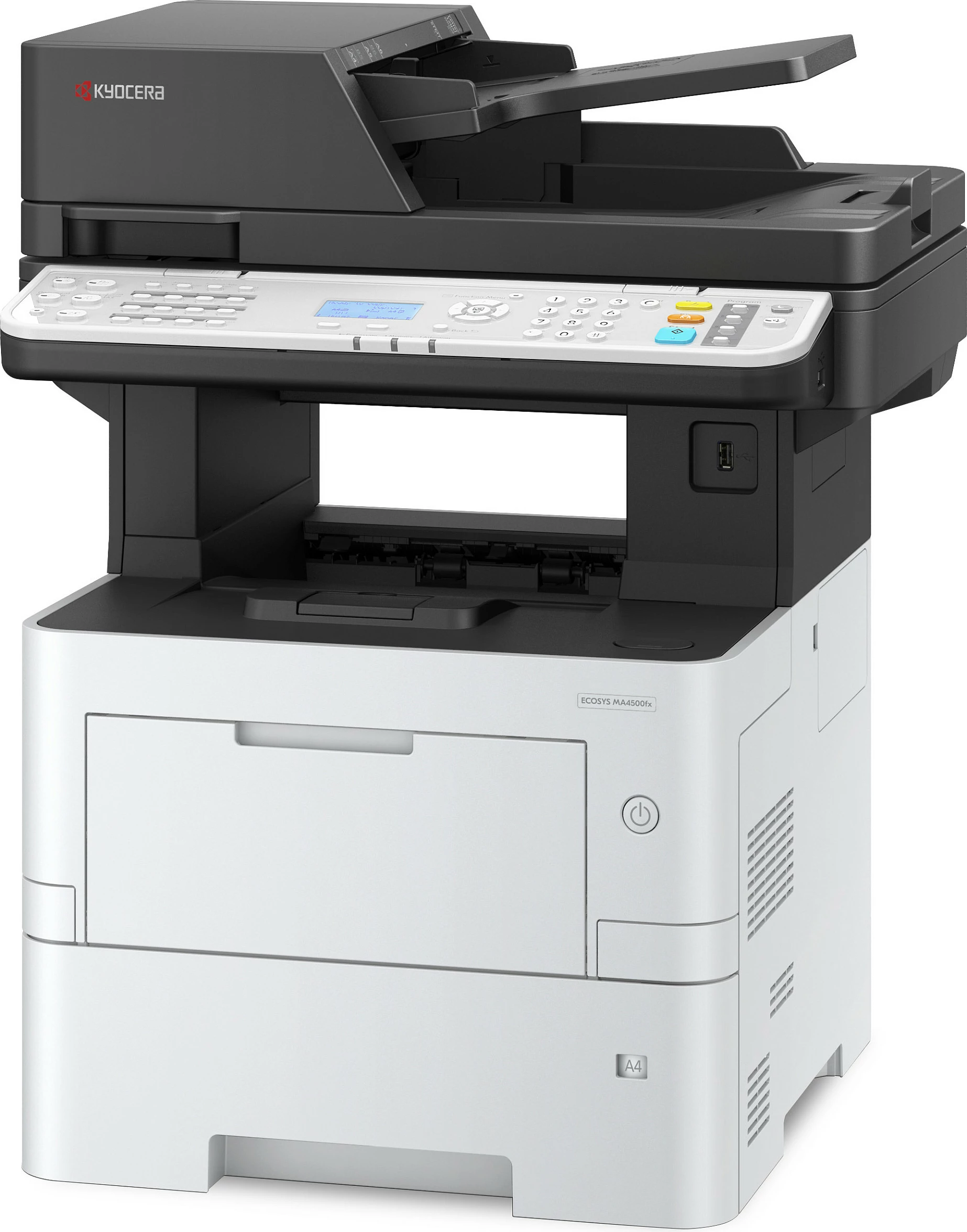 Printer multifunksional laser mono Kyocera ECOSYS MA4500fx, A4, duplex, 1200x1200 DPI, bardhë/zi