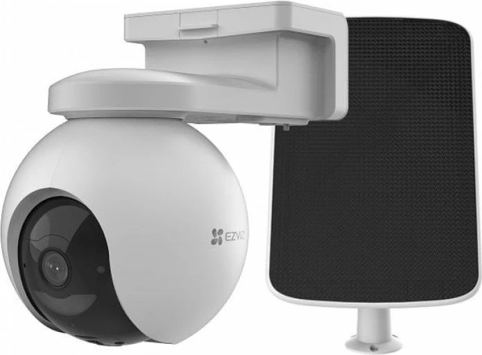 Kamerë sigurie IP me panel diellor ezviz HB8 4G, e bardhë
