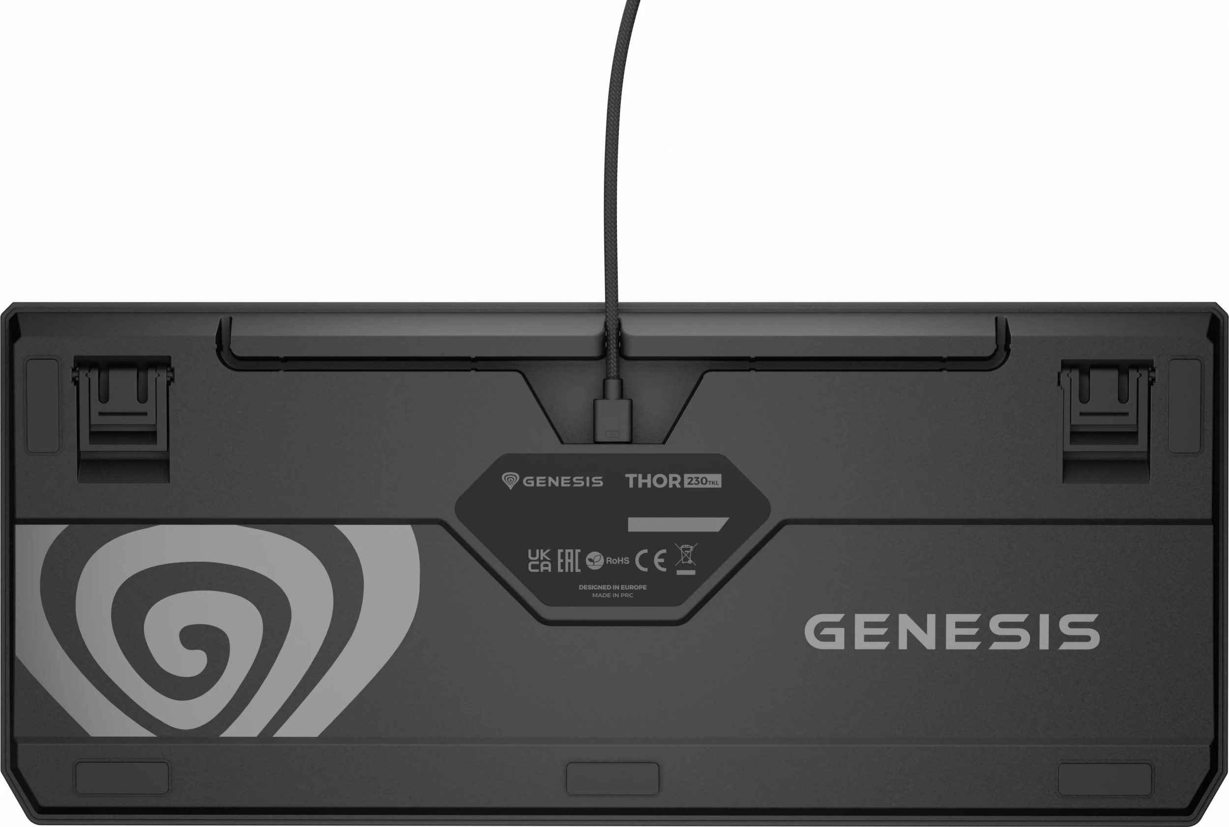 Tastierë mekanike gaming Genesis Thor 230 TKL NKG-2163, Outemu Panda, USB, RGB, layout US, Hot Swap, blu