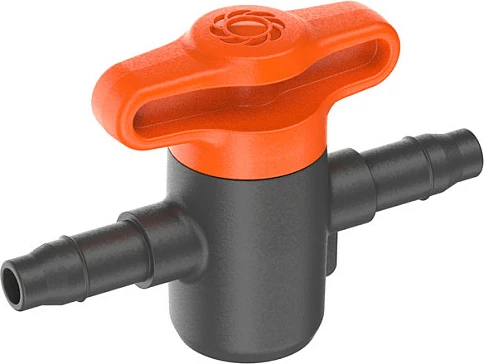 Valvul mbyllëse GARDENA MDS 3/16", set 2 copë, e zezë/portokalli
