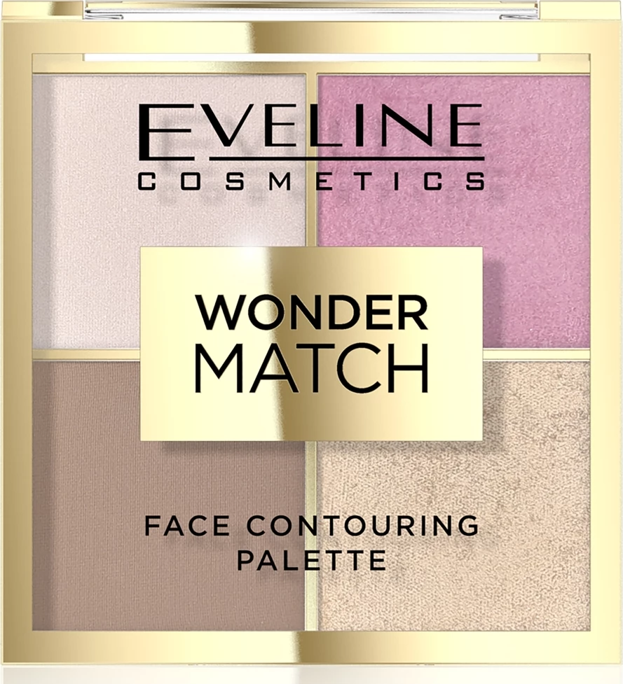Paletë konturimi fytyre Eveline Cosmetics Wonder Match 01, 10g