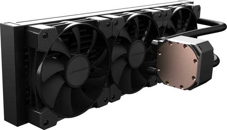 Ftohës me lëng për procesor LC-Power LC-CC-360-B, 3x120mm, RGB, i zi