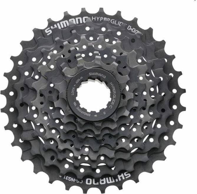 Kasetë dhëmbëzash për biçikletë Shimano, argjend