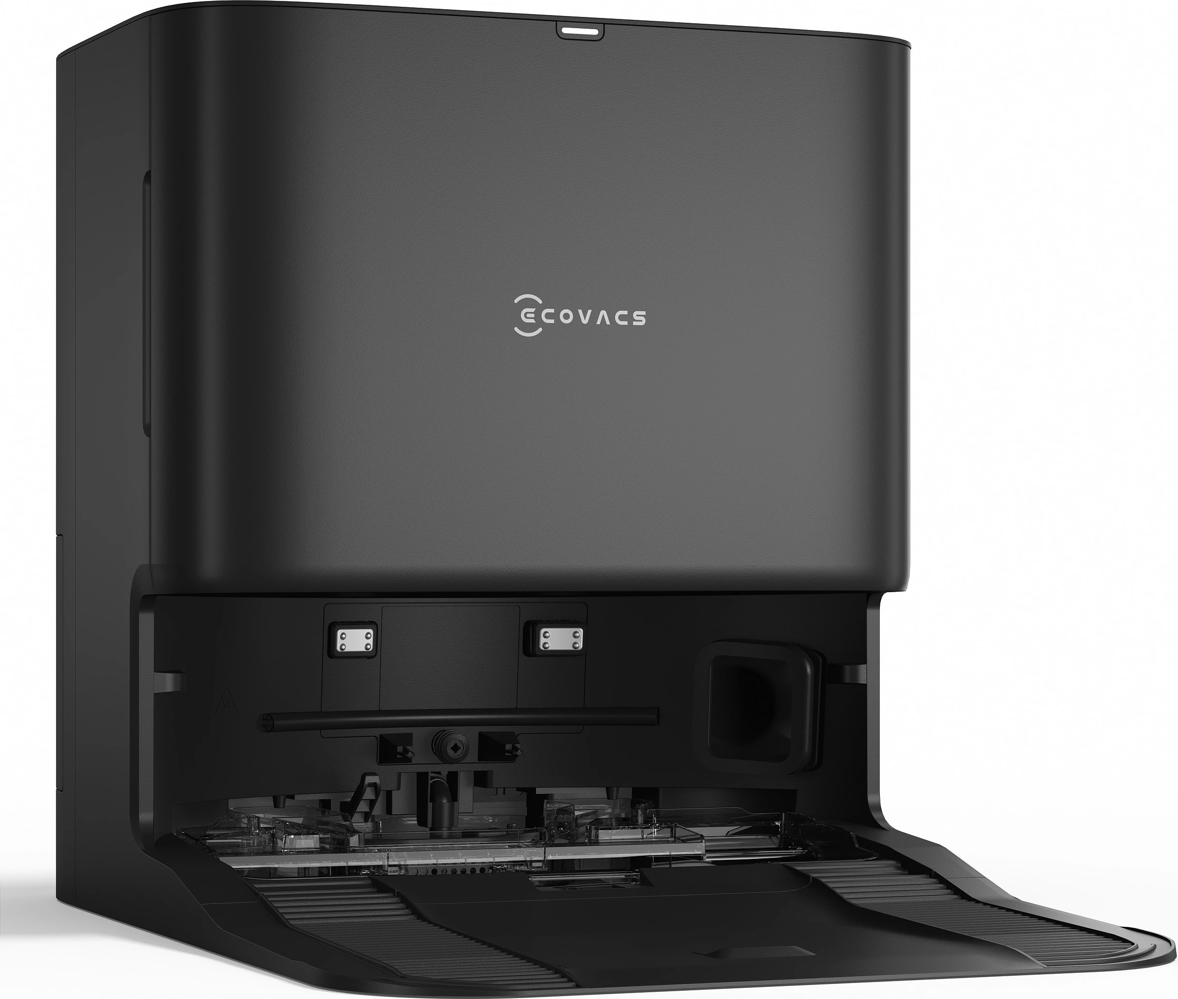 Robot fshesë ECOVACS DEEBOT T80 OMNI, 18.000Pa, Wi‑Fi, me larje, stacion vetë-zbrazës, i zi
