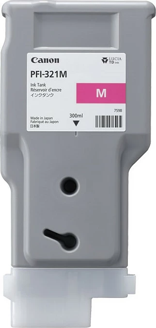 Kartush boje Canon PFI-321 M, Magenta, 300ml, pigment