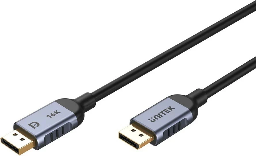 Kabllo DisplayPort UNITEK C1626GY01-2M, 2 m, Gri