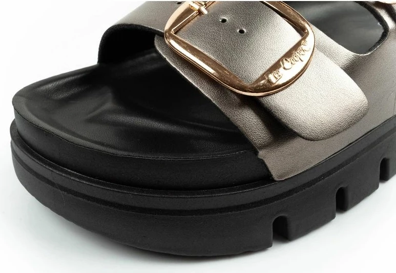 Shlapa platforme për femra Lee Cooper LCW-26-35-4461L, argjendi [Madhësia: 38]
