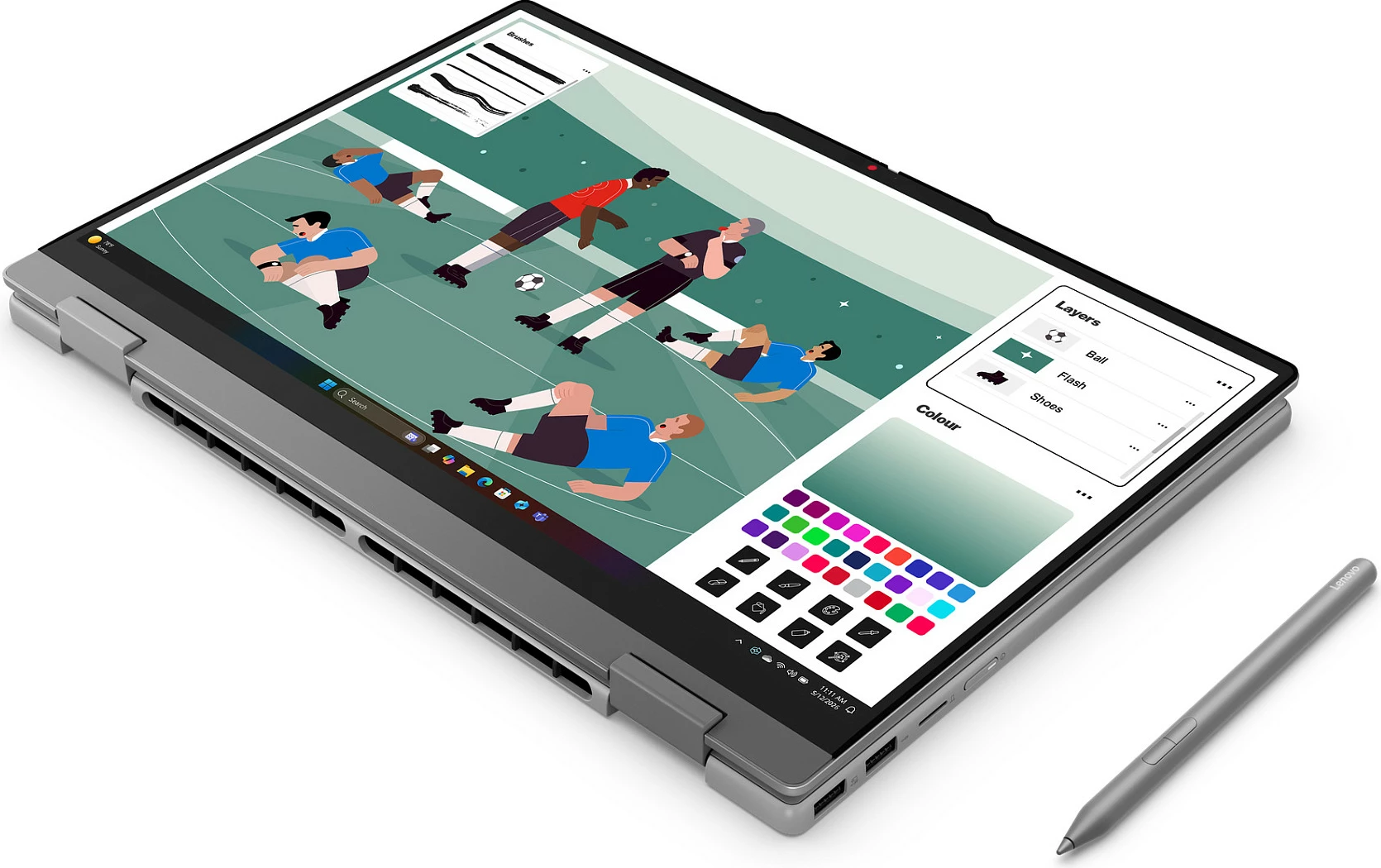 Laptop 2-në-1 Lenovo IdeaPad 5 15AGP11, Ryzen AI 5 430, 16GB RAM Memorje, 512GB SSD, 15.3" 1920x1200, Windows 11 Home, gri