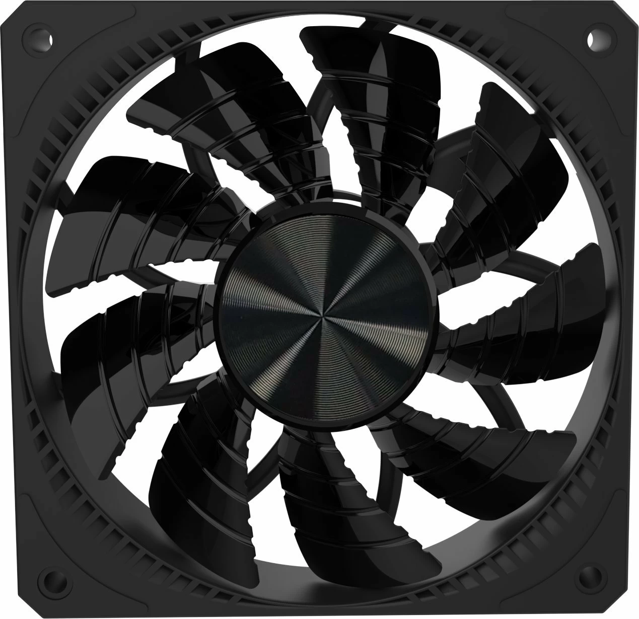 Ventilator kasë kompjuteri PREYON Falcon Eye PFE1203B 120 mm PWM, i zi, set 3 copë