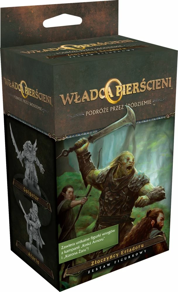 Shtesë lojë tavoline Rebel The Lord of the Rings: Journeys in Middle-earth – Villains from Eriador, version polonisht, set miniaturash