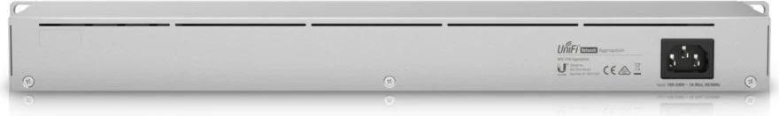 Switch Ubiquiti USW-AGGREGATION, Managed L2, 1U, Argjendtë