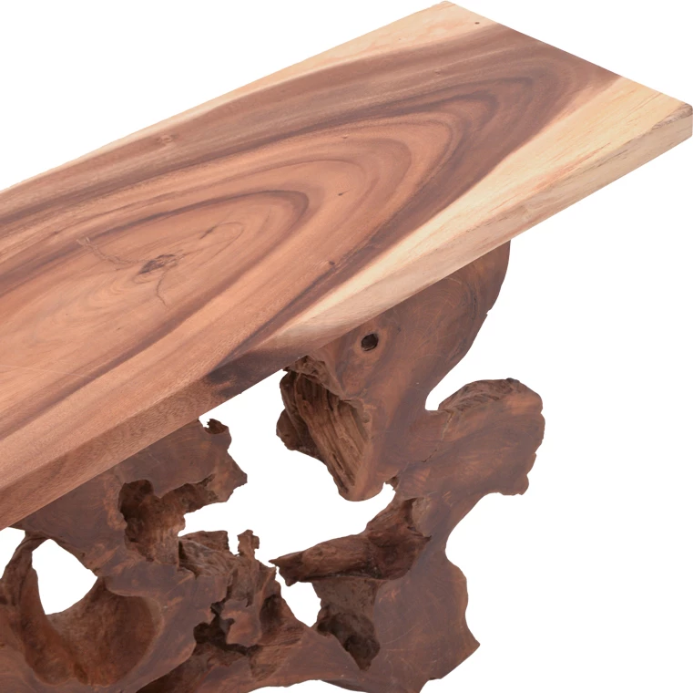 Konsol tavoline Jako, dru tik natyral, 120x40x80cm