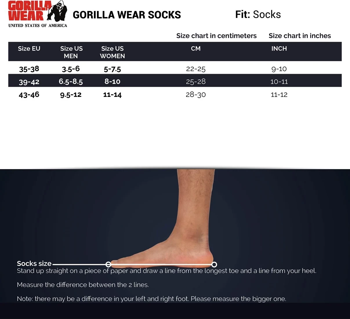 Crew Socks 2-Pack - Black [Madhësia: 35-38]