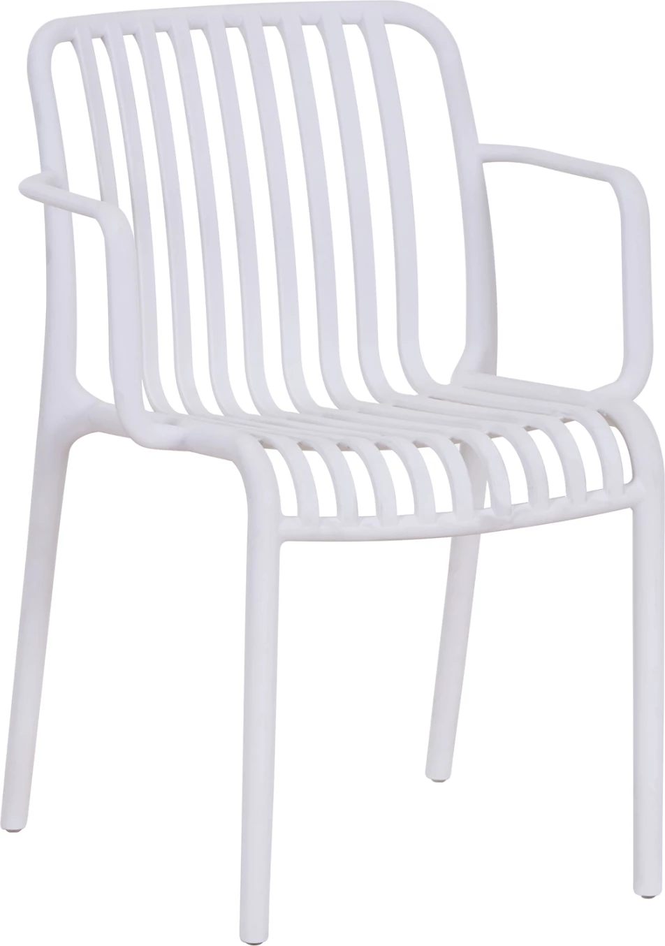 Karrige për jashtë CONVEE FH6105.01 polipropileni e bardhë 55x56x79H cm