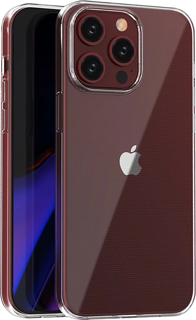 Mbështjellës Hurtel Ultra Clear për iPhone 15 Pro Max, Transparent