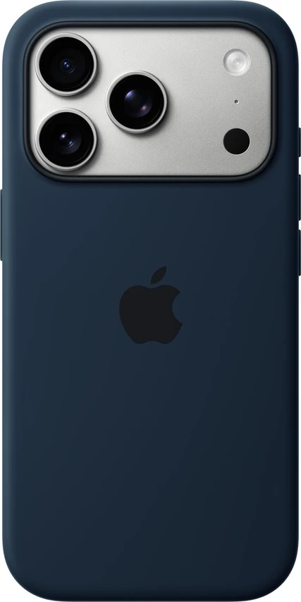 Apple iPhone 17 Pro Silicone Case with MagSafe Midnight