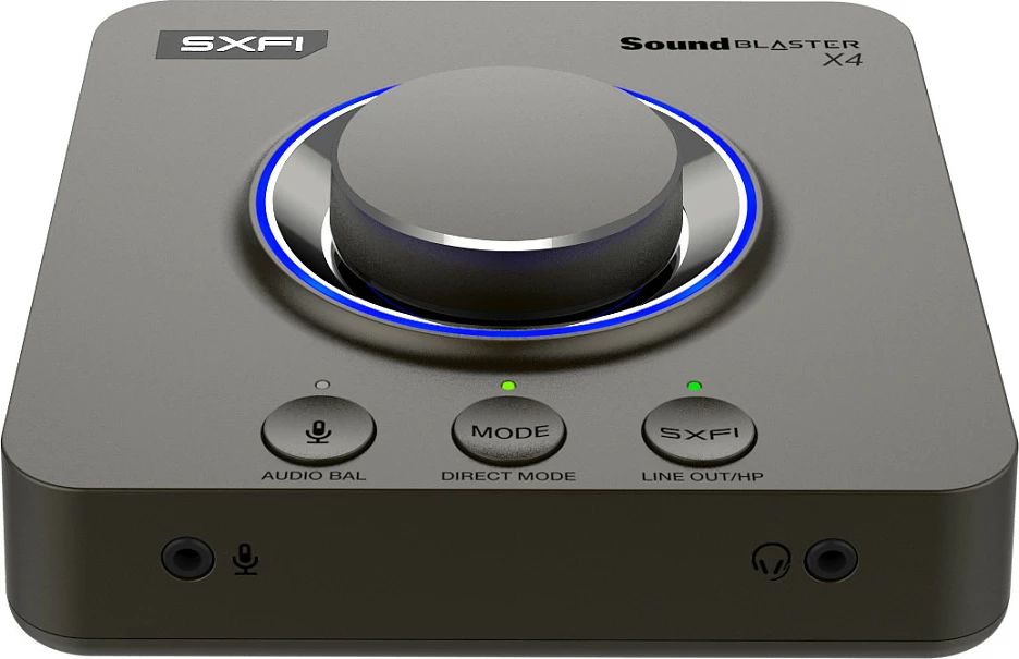 Kartë zëri Creative Sound Blaster X4, USB, 7.1, 24-bit, e zezë