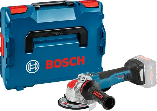 Brushe Bosch GWX 18V-10 PSC Professional, 18V, 12.5cm, me bateri, alumini/zi/kaltër