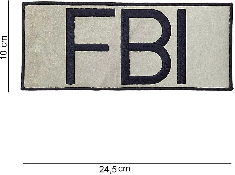 Emblema pëlhure Fostex Garments Patch FBI (large) #2002