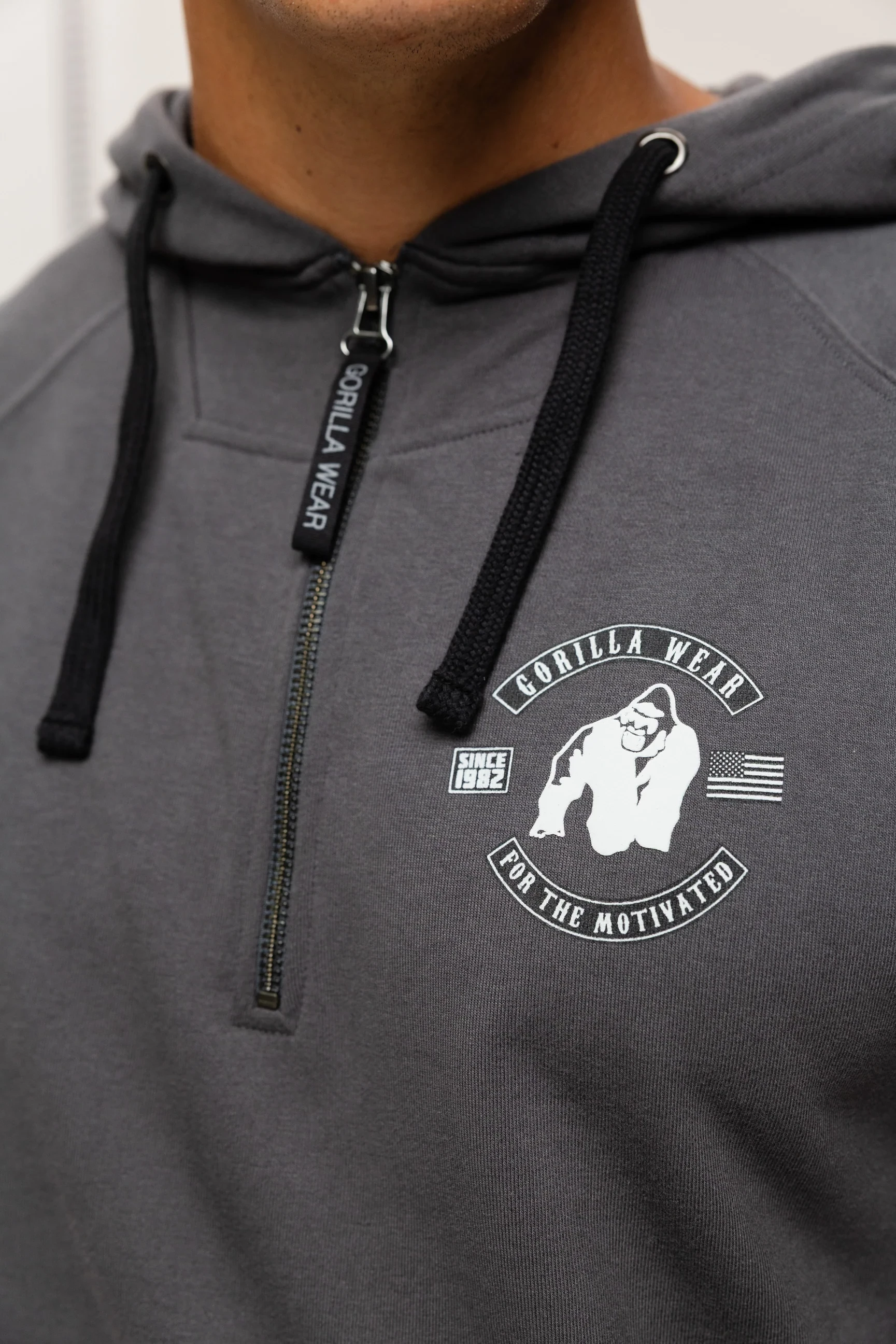 Huntley Sleeveless Hoodie - Dark Gray [Madhësia: 2XL]