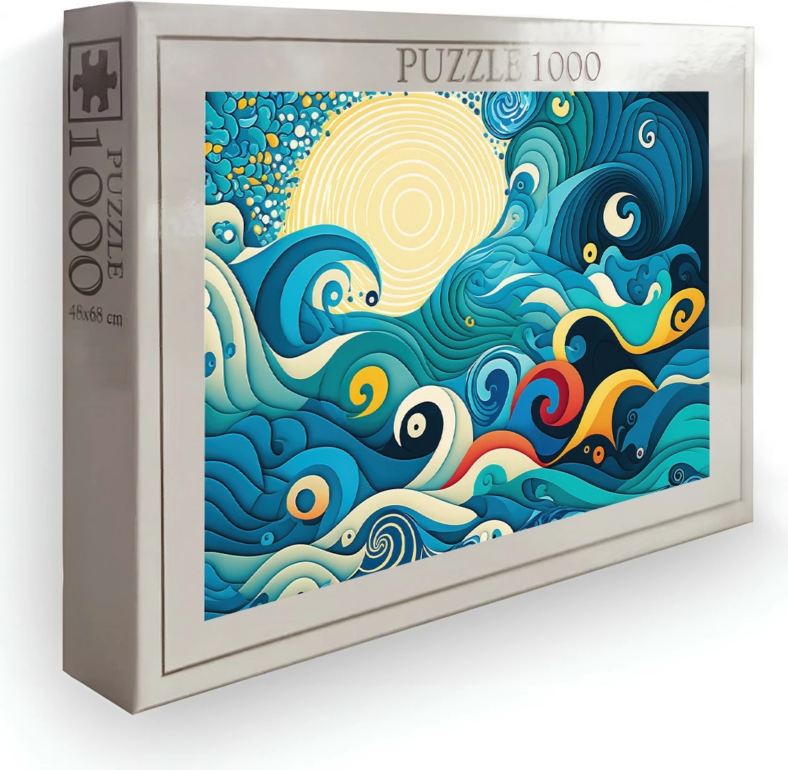 Puzzle 1000 copë, Evila Originals, shumëngjyrësh, PZL_0100_1000