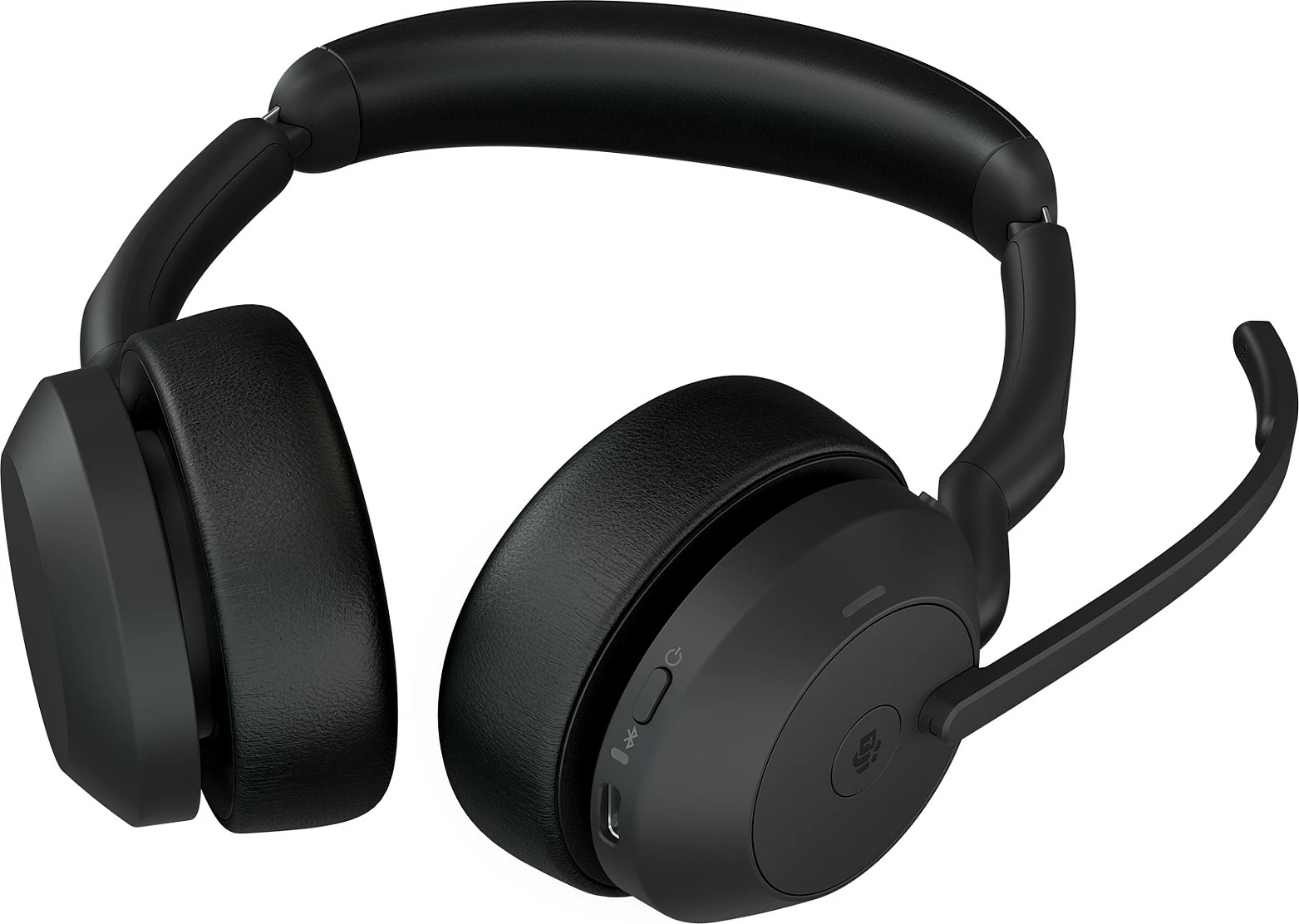 Kufje Jabra Evolve2 55, Link380a MS Stereo, Wireless, Office/Call center, 20 - 20000 Hz, 130 g, Zezë