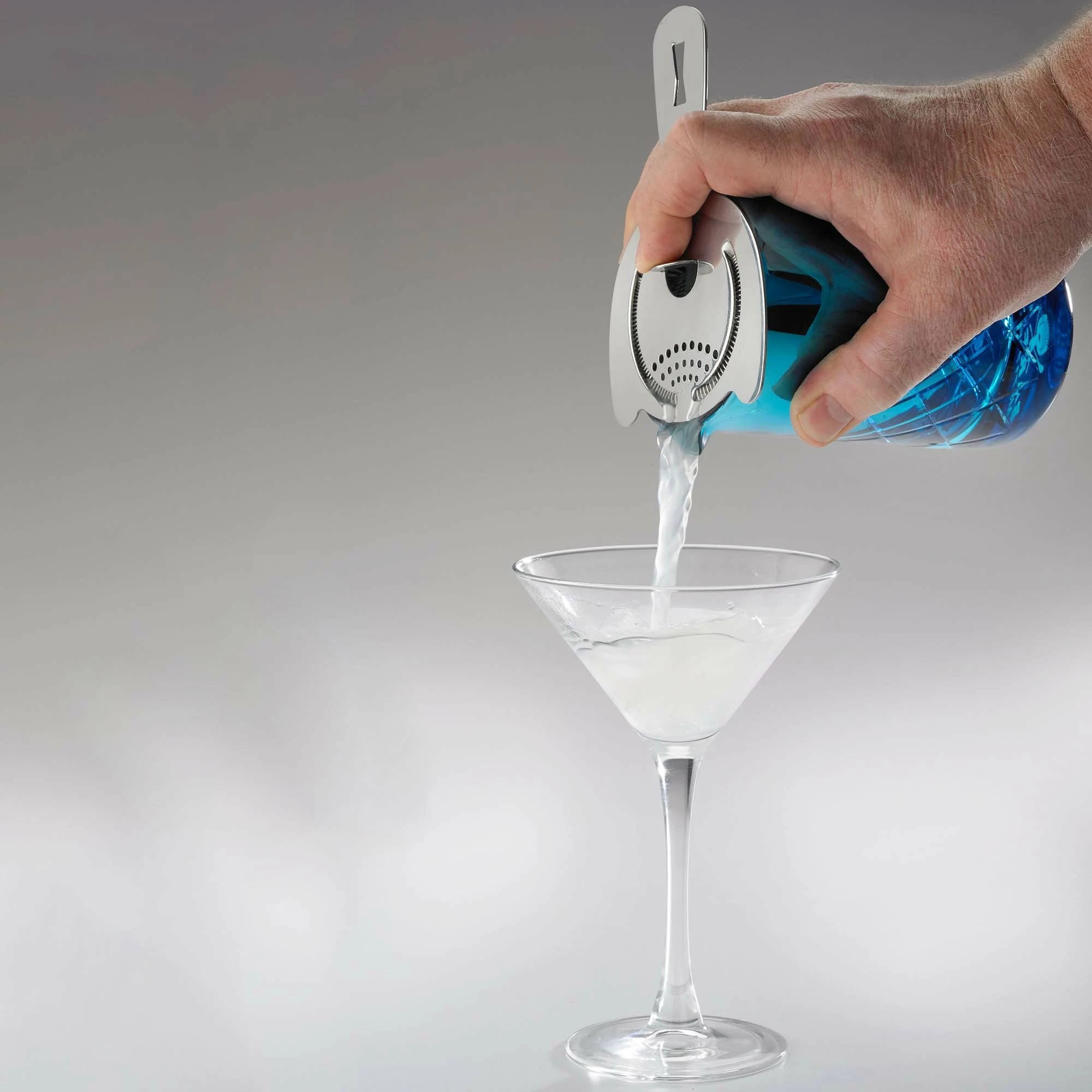 gotë miksimi BarFly 500 ml, diametër 95 mm, lartësi 140 mm, blu