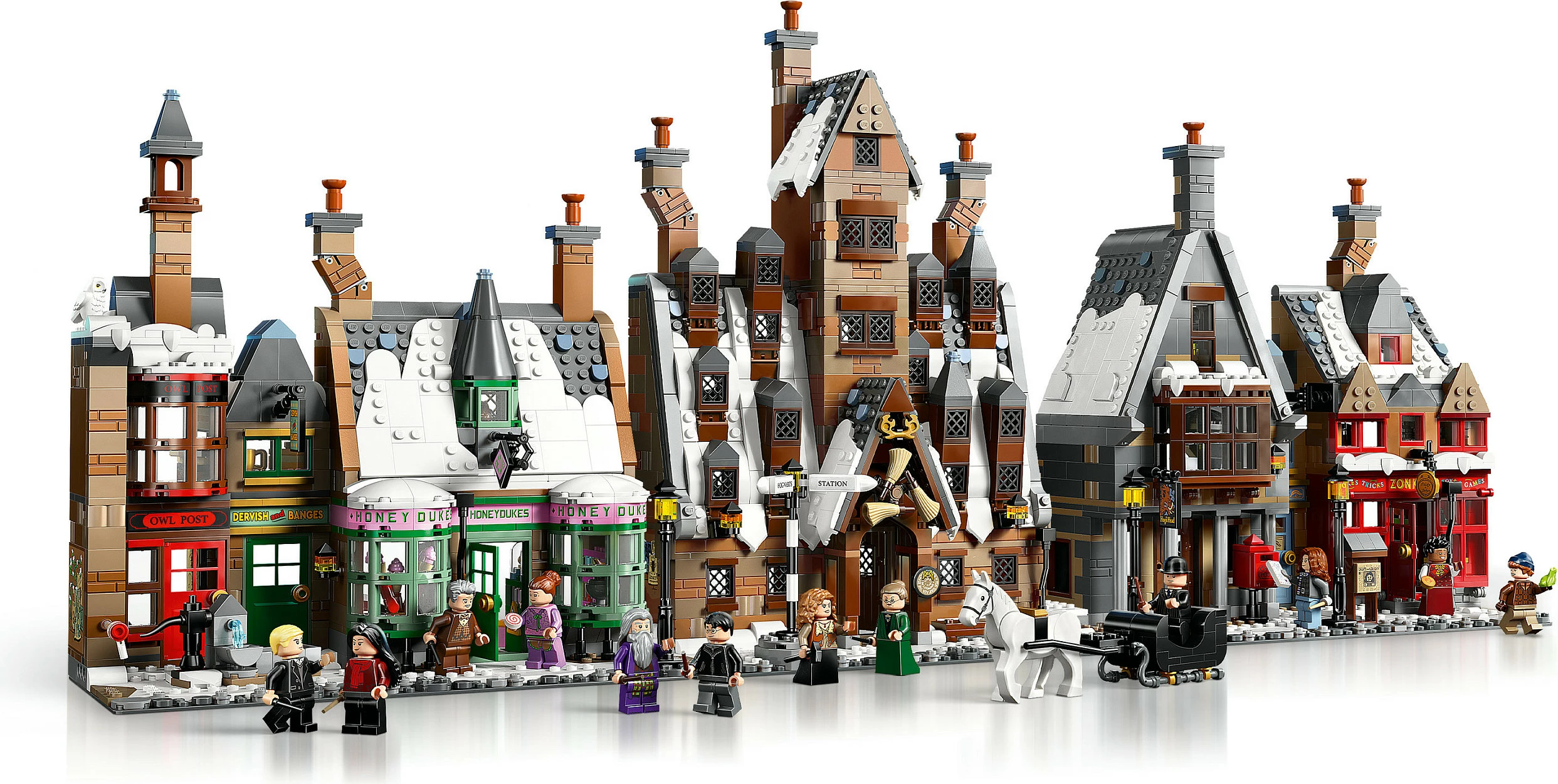Set ndërtimi LEGO Harry Potter 76457 Hogsmeade Village (Collectors Edition), 3228 copë, 18+, multicolor
