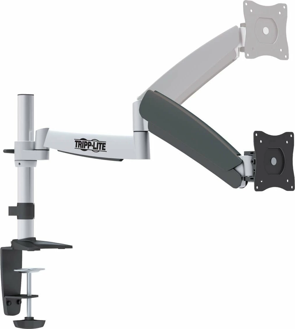 Mbajtës tavoline për 2 monitorë Eaton DDR1327S 13\"-27\" VESA 75x75-100x100, zi/bardhë