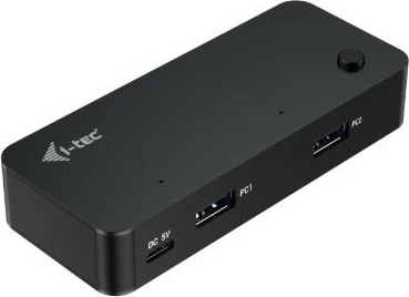 HUB KVM universal i-tec CAKVMHUB2A2C, 2x USB-C, 2x USB-A 3.0, i zi