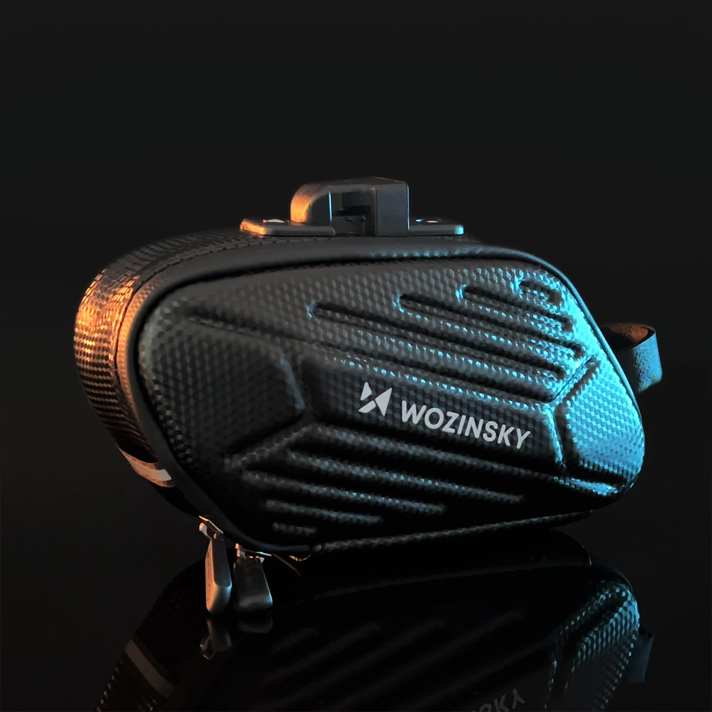 Çantë biçiklete Wozinsky WBB27BK, 1.5L, e zezë, waterproof