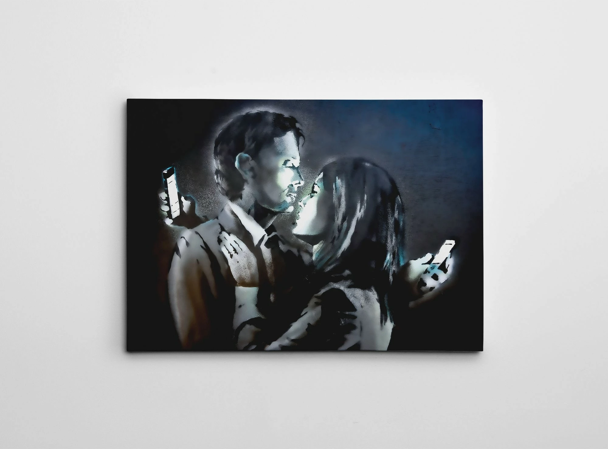 Pikturë dekorative në kanavacë, Banksy, shumëngjyrëshe, WY128, 50x70cm