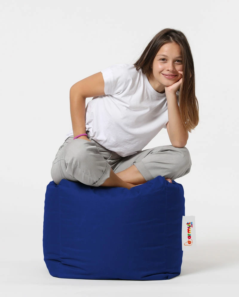 Puf kopshti katror, ngjyrë kaltër, Atelier del Sofa