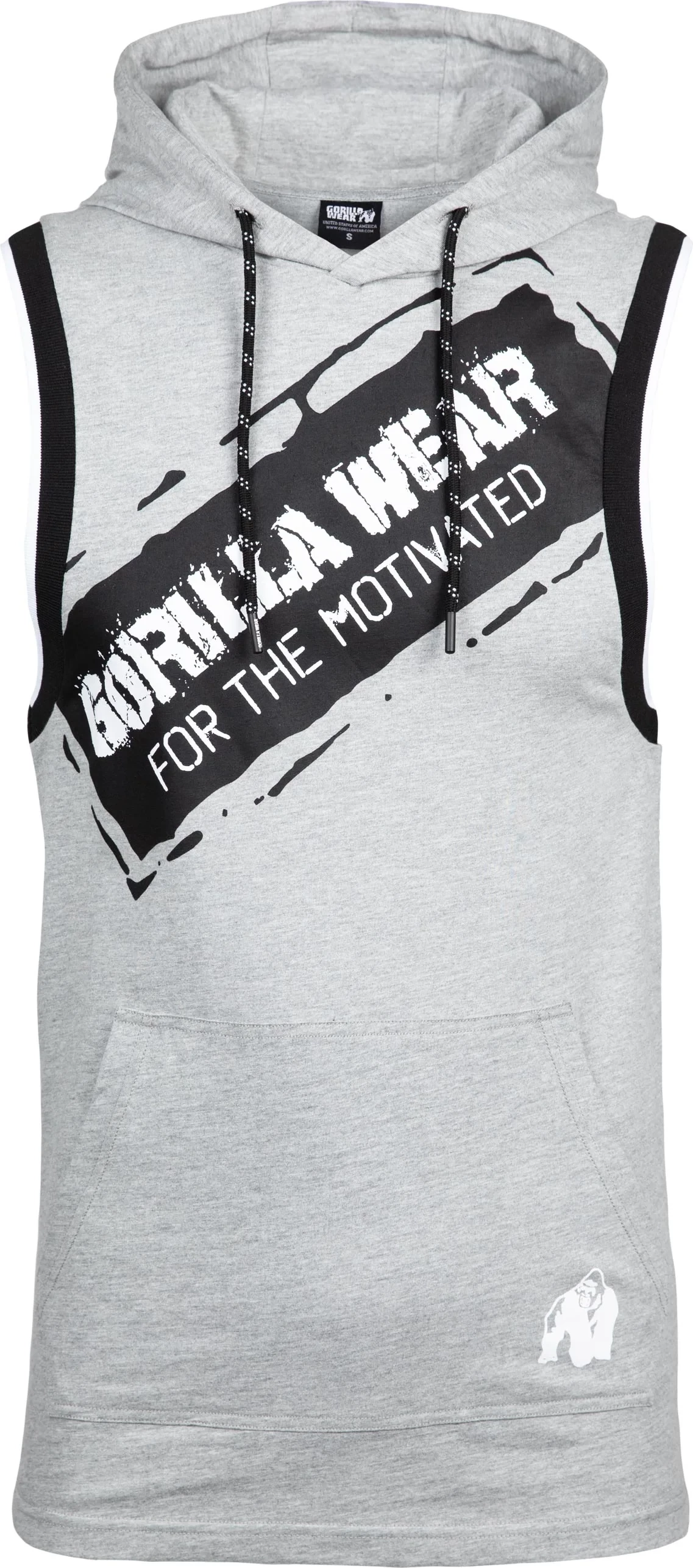 Loretto Hooded Tank Top - Gray Melange [Madhësia: 2XL]