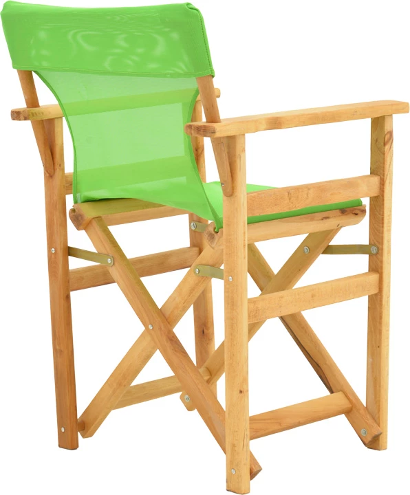 Karrige regjisori ngjyrë natyrale, dru ahu, pëlhurë jeshile