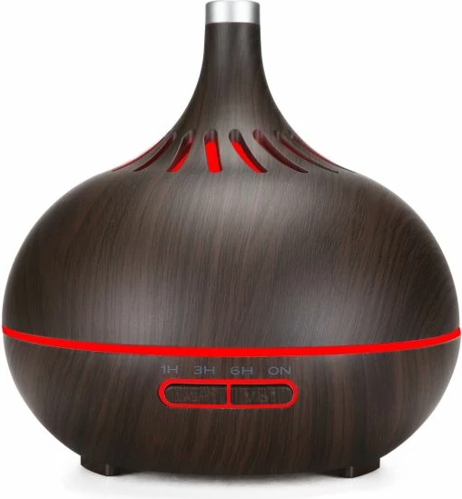 Diffuzor vajrash ANJOU ADA023-D 400 ml, LED, timer 1/3/6 orë, fikje automatike, dru i errët