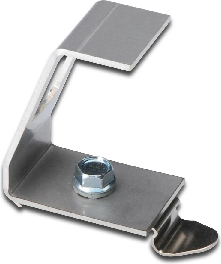 Adapter për shinë DIN Digitus, për 1 Keystone, metalik, argjend