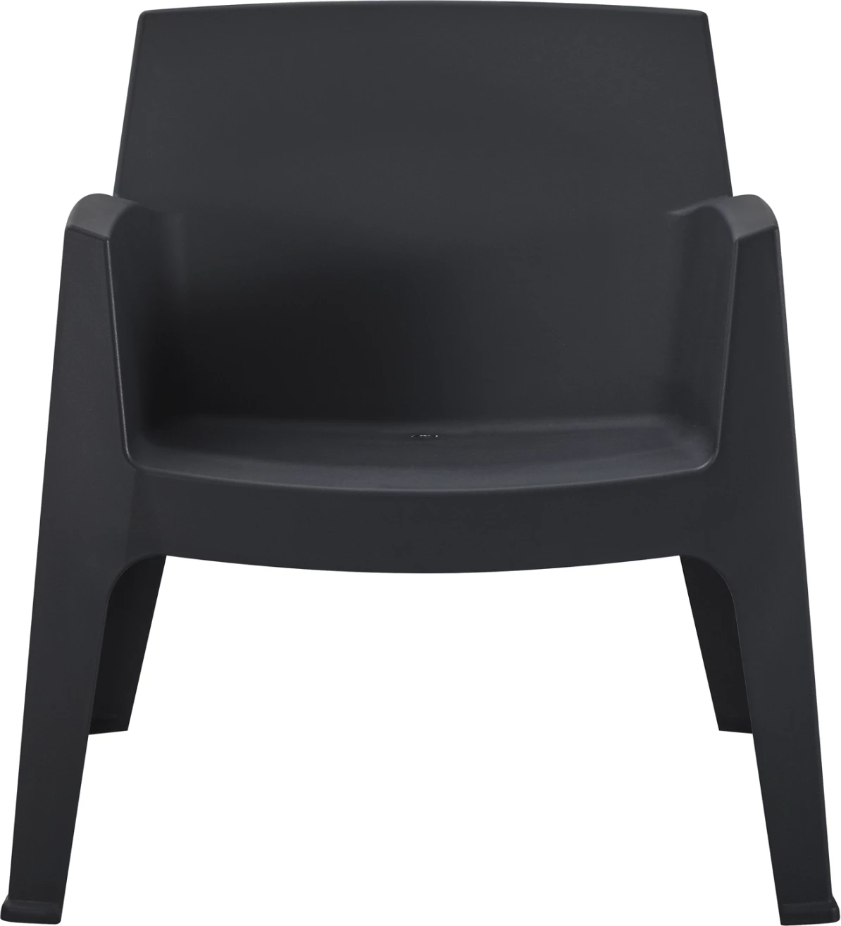 Karrige lounge polipropileni, e zezë, SLEEK FH6365.02, 62.5x48.5x73cm